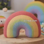 Amigurumi Rainbow Pillow – FREE Crochet Pattern