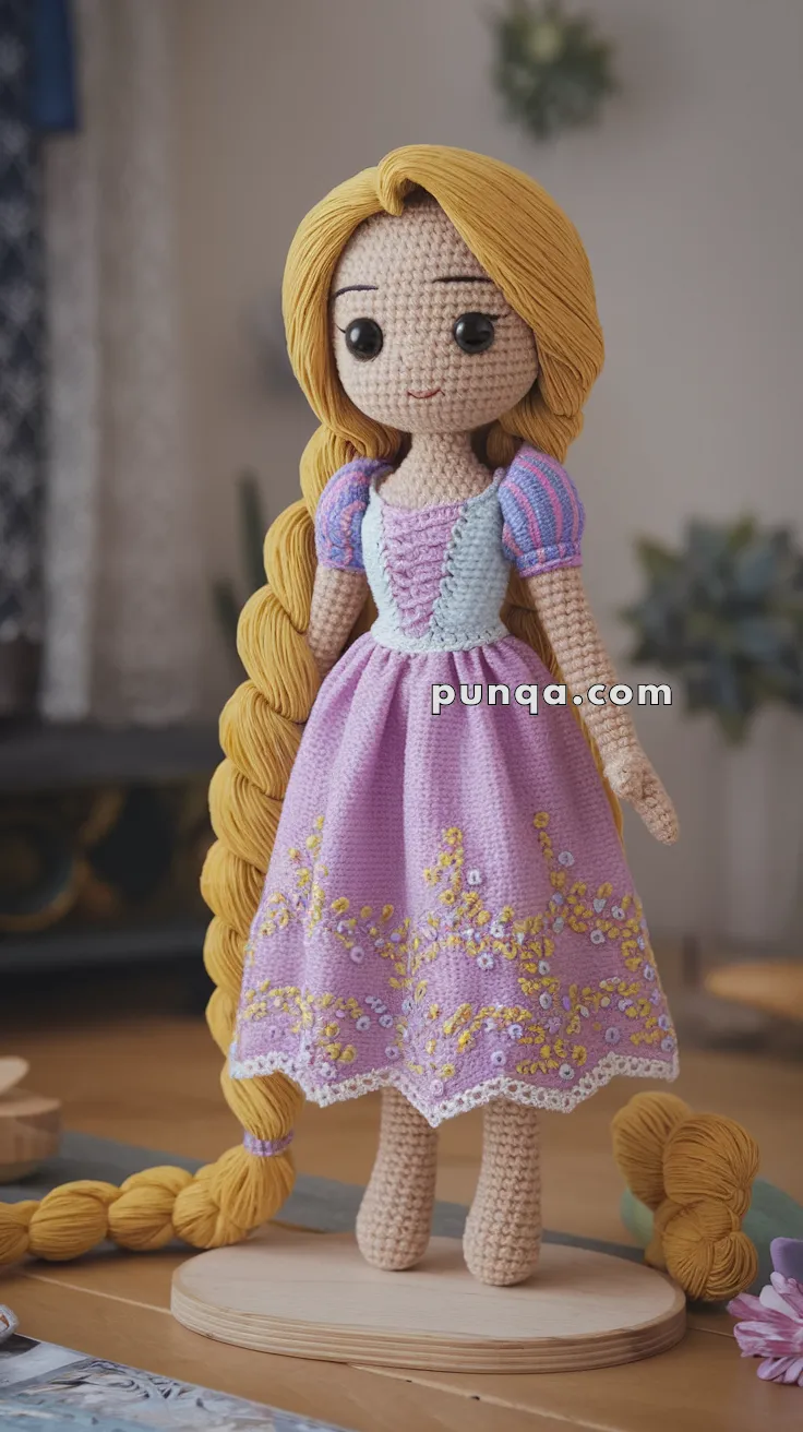 Amigurumi Rapunzel – FREE Crochet Pattern
