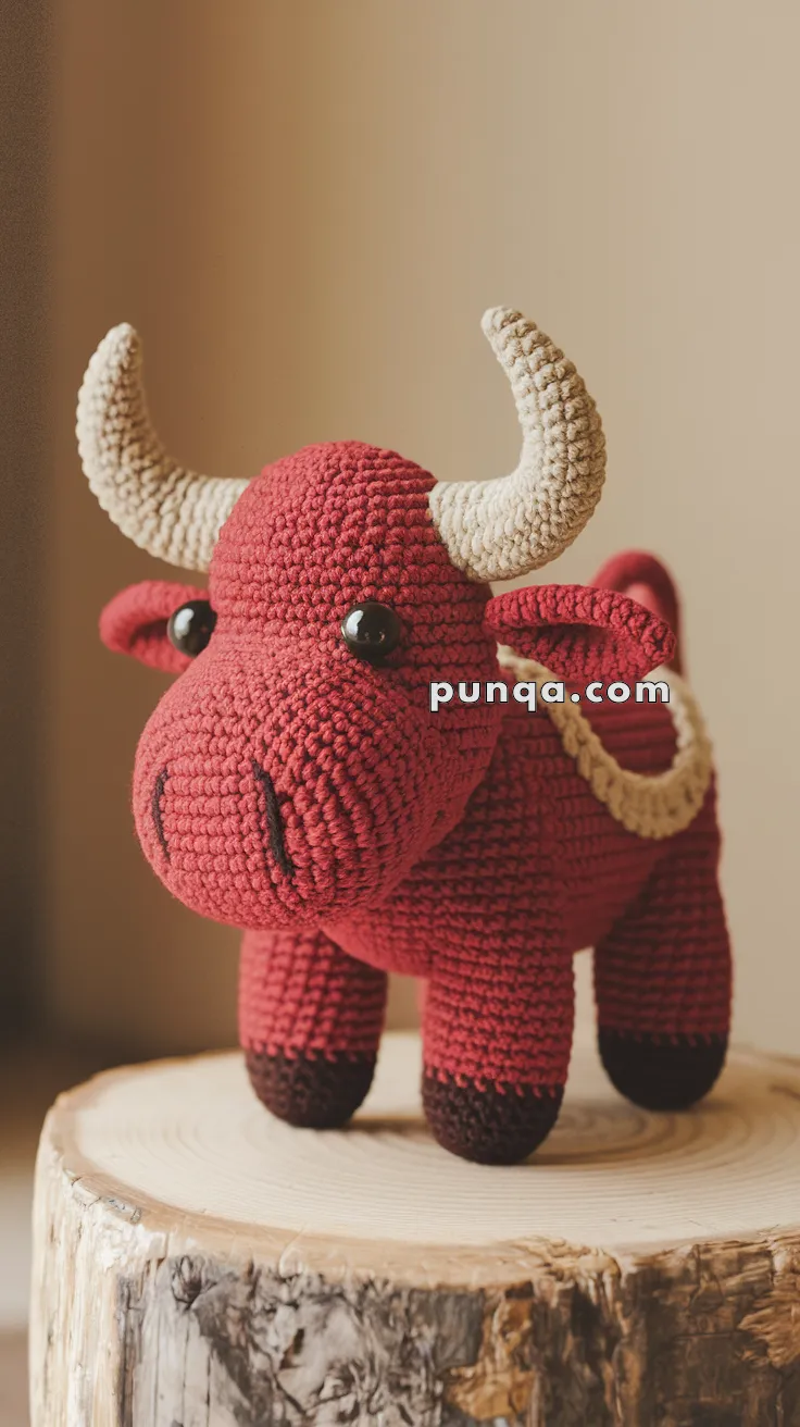 Amigurumi Rodeo Bull – FREE Crochet Pattern