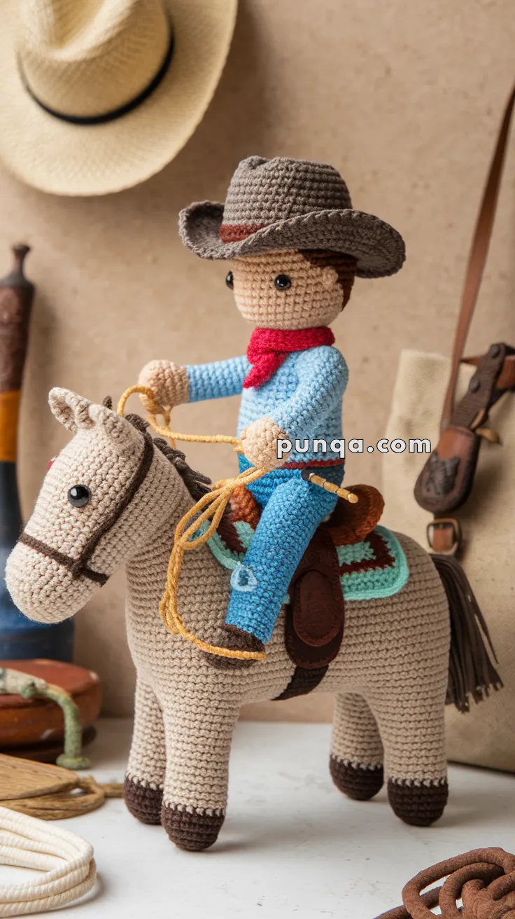 Amigurumi Rodeo Rider – FREE Crochet Pattern