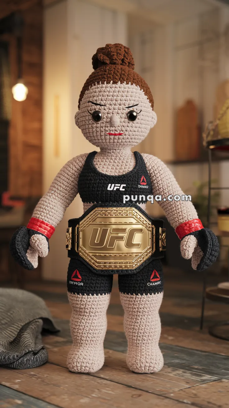 Amigurumi Ronda Rousey – FREE Crochet Pattern