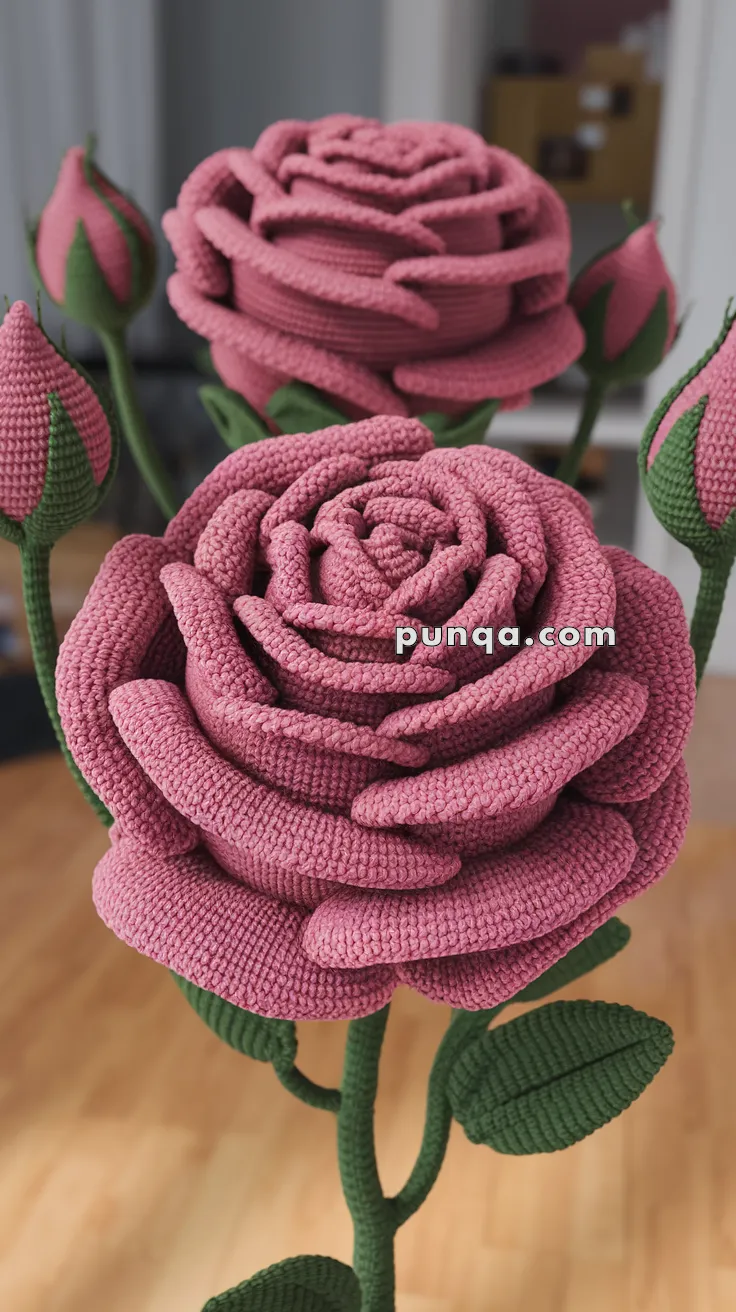 Amigurumi Rose – FREE Crochet Pattern