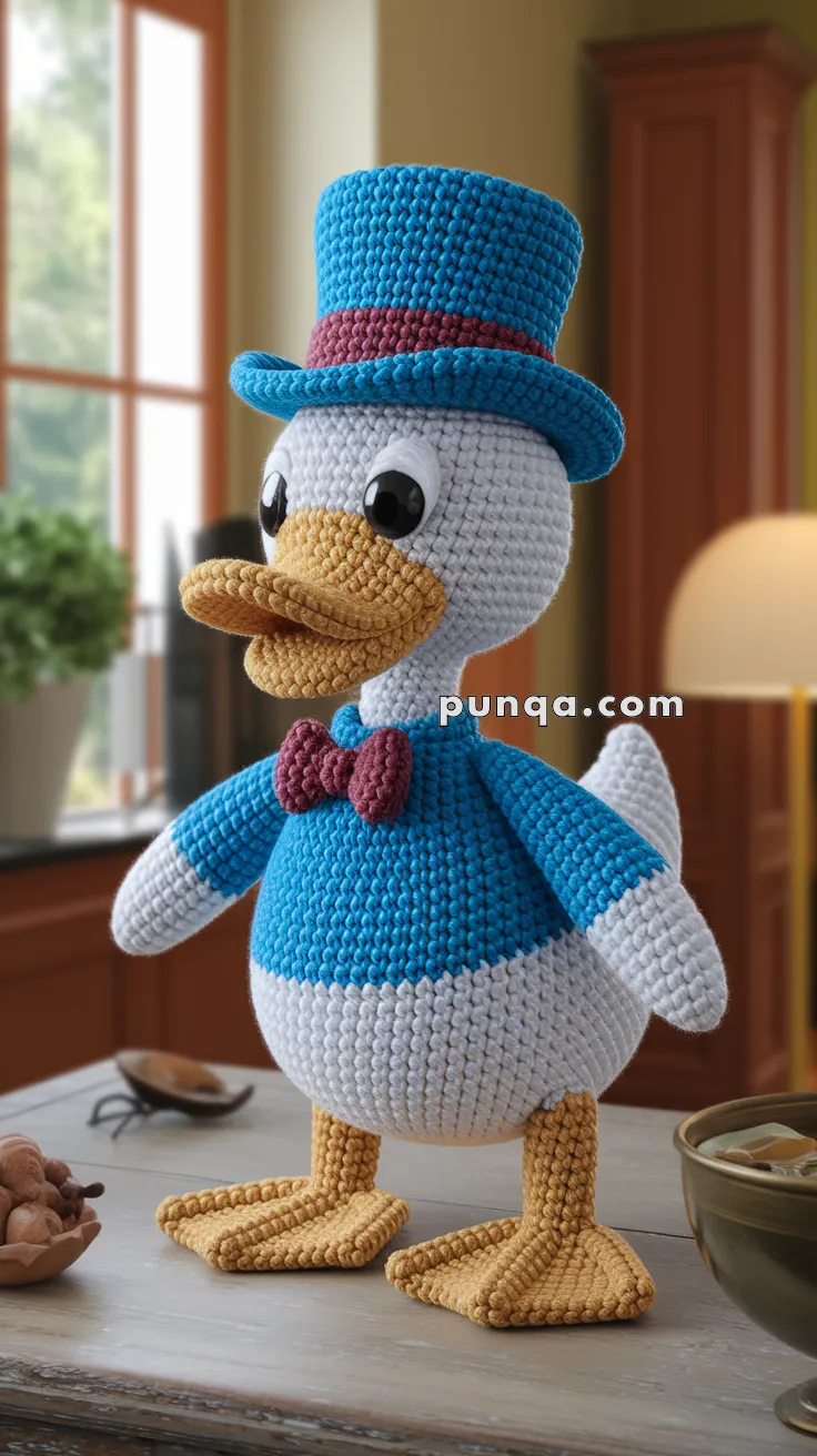 Amigurumi Scrooge Mcduck – FREE Crochet Pattern