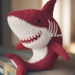 Amigurumi Shark Fridge Magnet – FREE Crochet Pattern