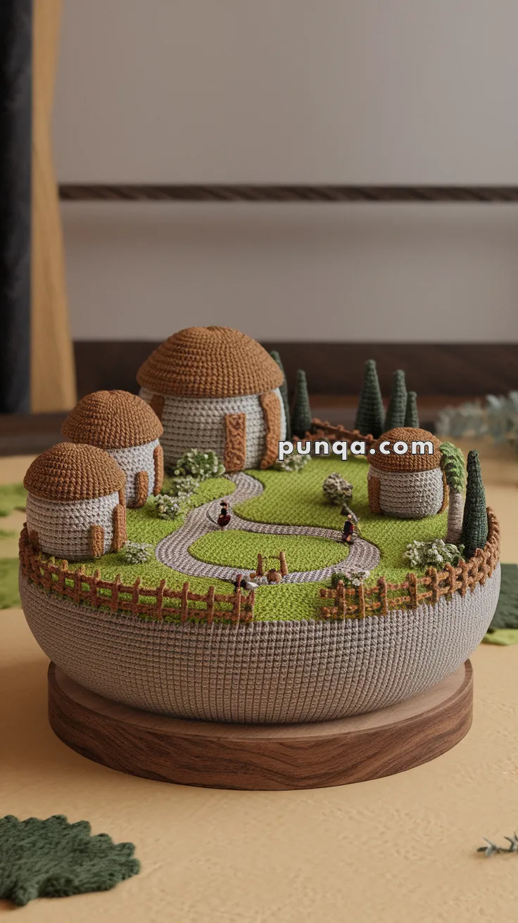 Amigurumi Shire Landscape – FREE Crochet Pattern