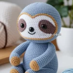 Amigurumi Sloth Hugger – FREE Crochet Pattern