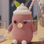 Amigurumi Strawberry Smoothie – FREE Crochet Pattern