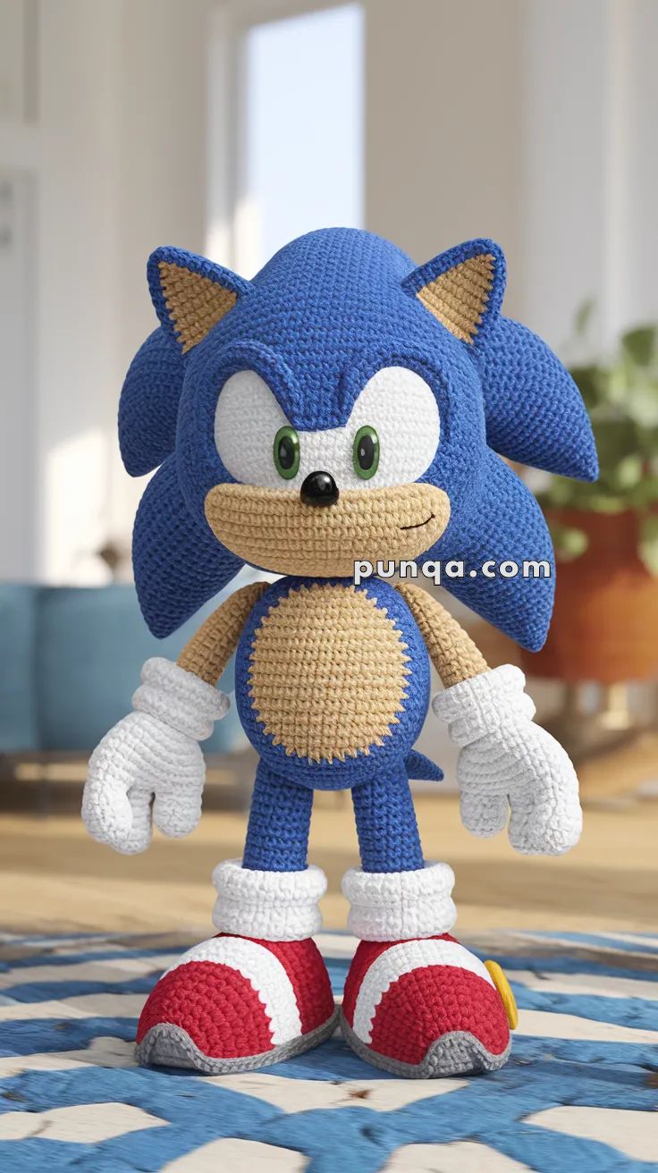 Amigurumi Sonic The Hedgehog – FREE Crochet Pattern