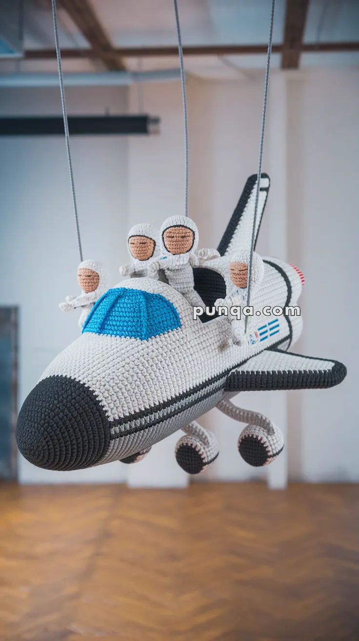 Amigurumi Space Shuttle – FREE Crochet Pattern