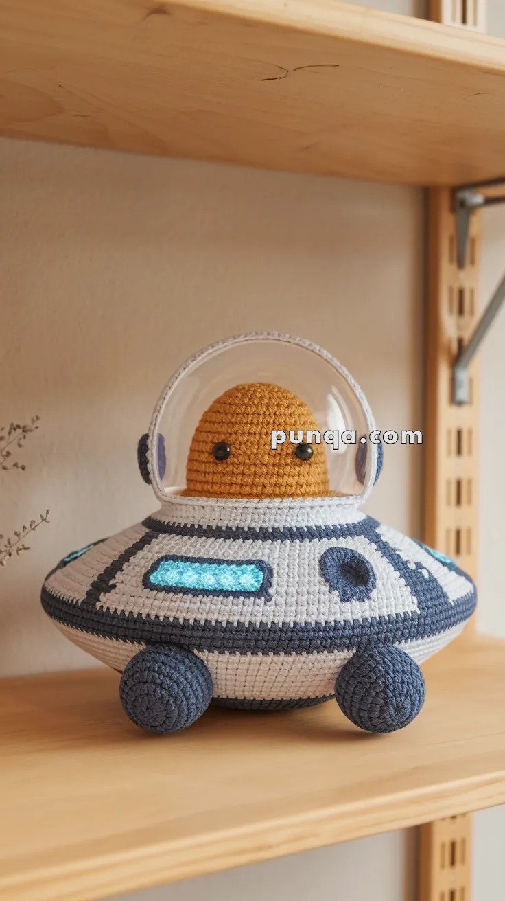 Amigurumi Spaceship – FREE Crochet Pattern