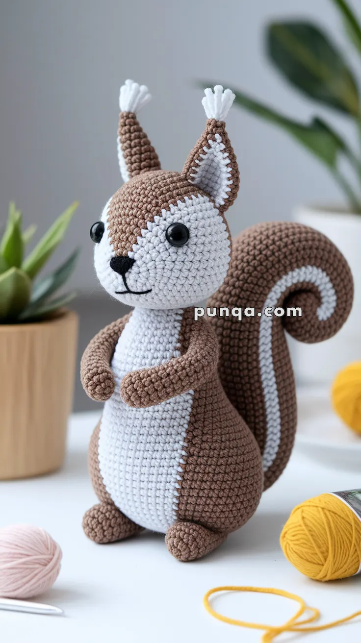 Amigurumi Squirrel – FREE Crochet Pattern