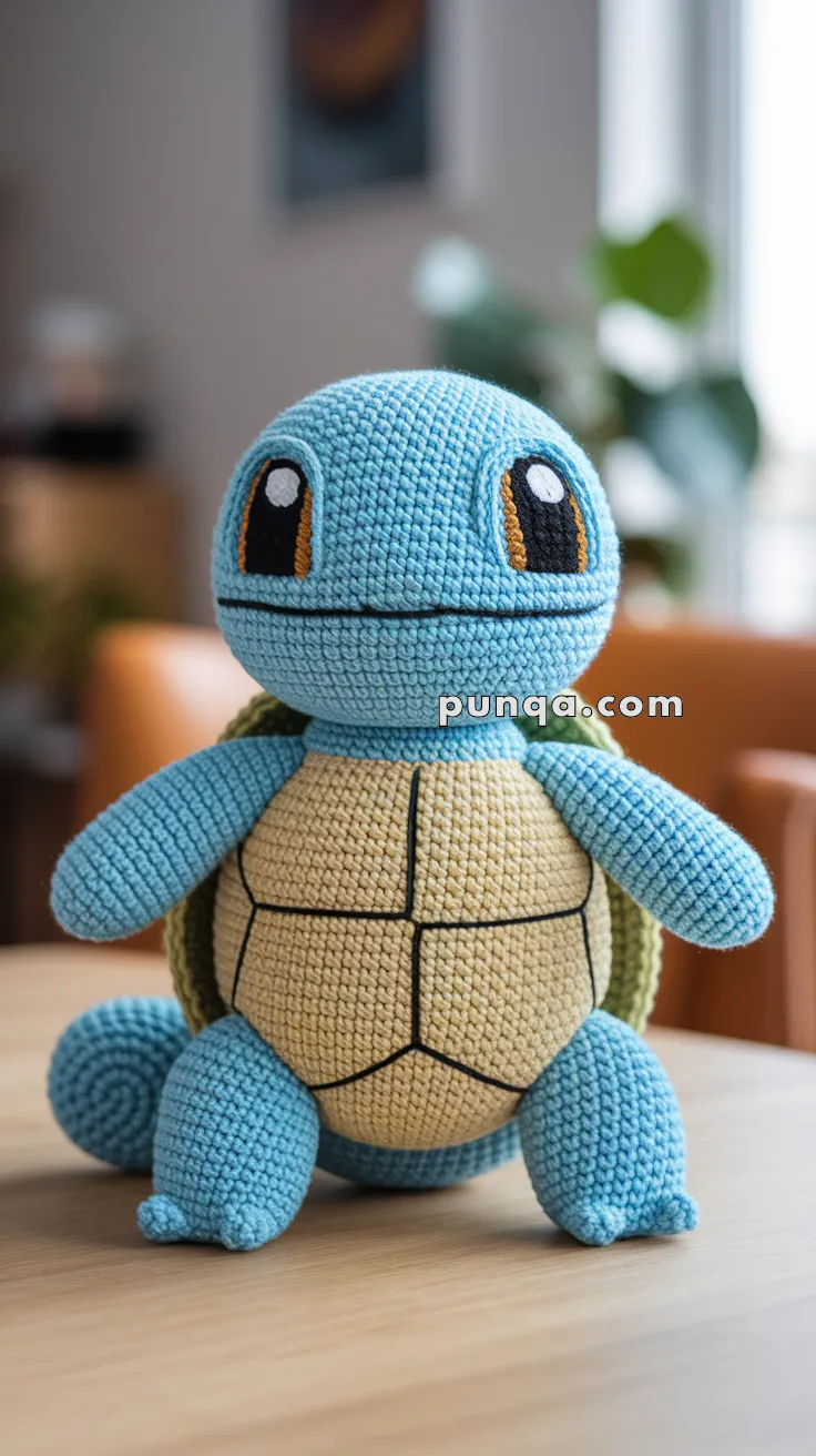 Amigurumi Squirtle – FREE Crochet Pattern