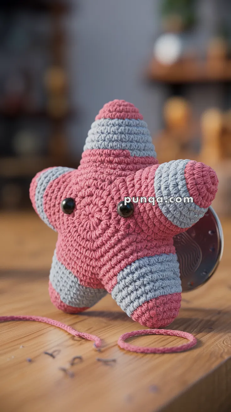 Amigurumi Star Fridge Magnet – FREE Crochet Pattern