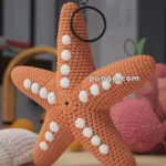 Amigurumi Starfish Keychain – FREE Crochet Pattern