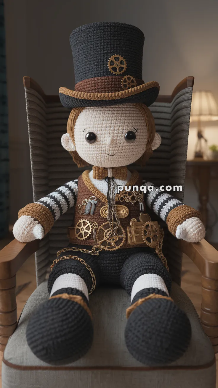 Amigurumi Steampunk Doll – FREE Crochet Pattern