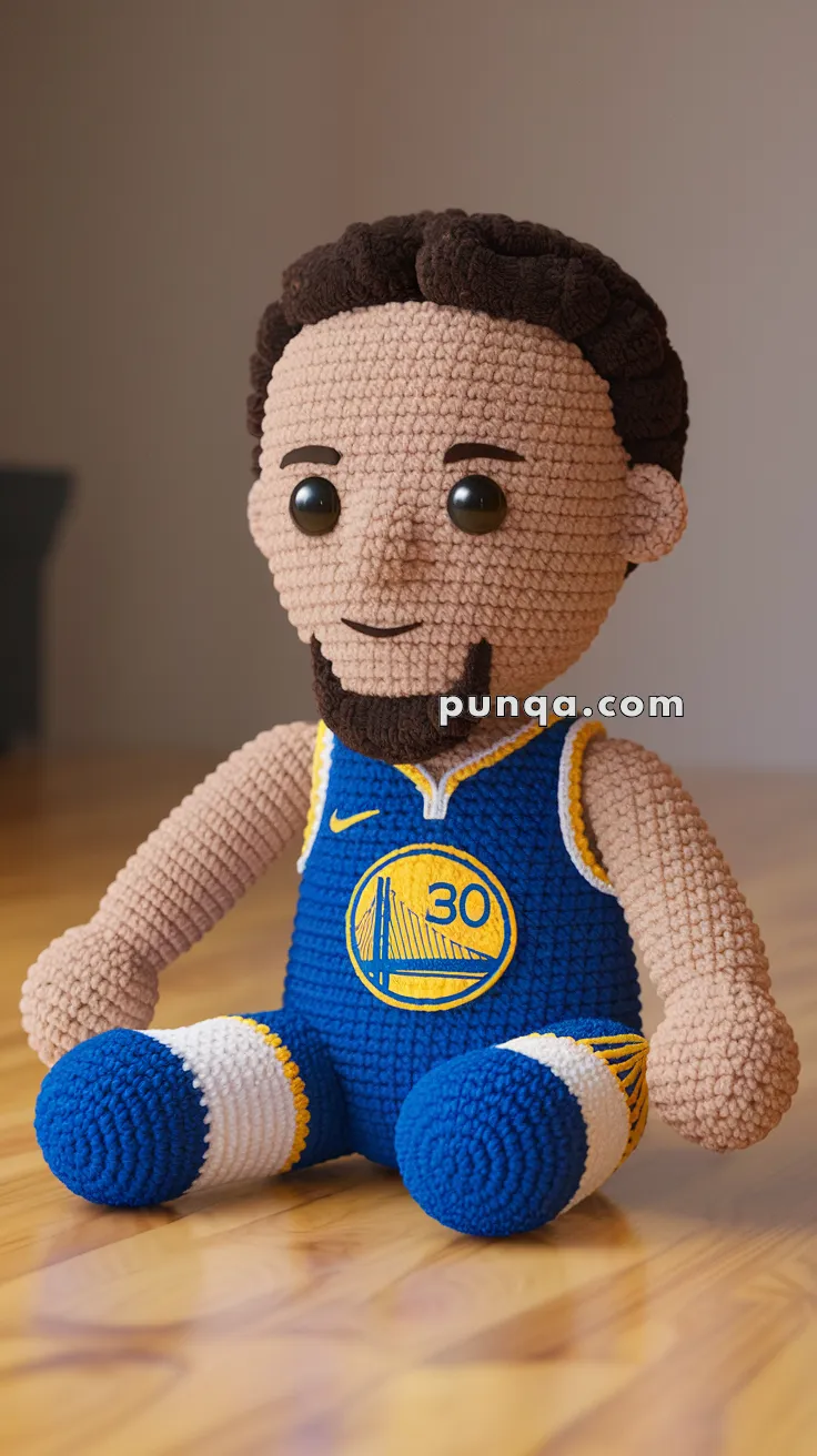 Amigurumi Stephen Curry – FREE Crochet Pattern
