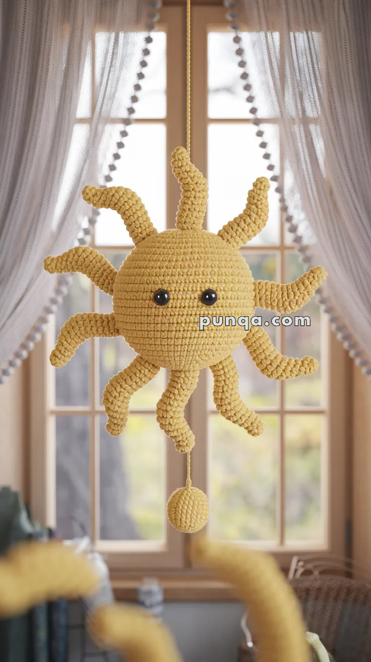 Amigurumi Sun Catcher – FREE Crochet Pattern
