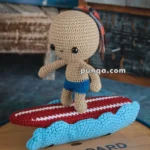 Amigurumi Surfboard Rider – FREE Crochet Pattern