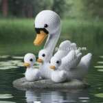 Amigurumi Swan With Cygnets – FREE Crochet Pattern
