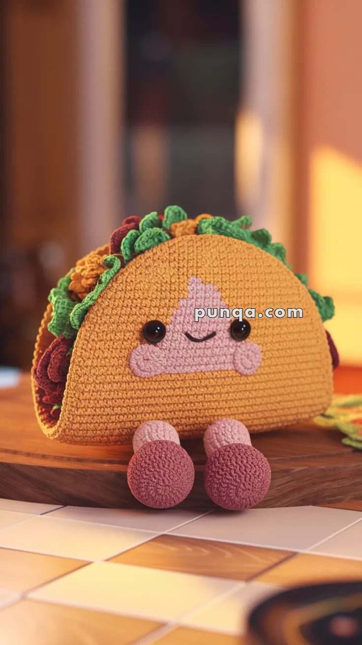 Amigurumi Taco – FREE Crochet Pattern