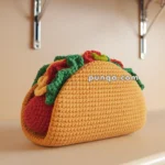 Amigurumi Taco Fridge Magnet – FREE Crochet Pattern