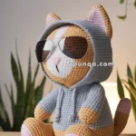 Amigurumi Techno Cat – FREE Crochet Pattern