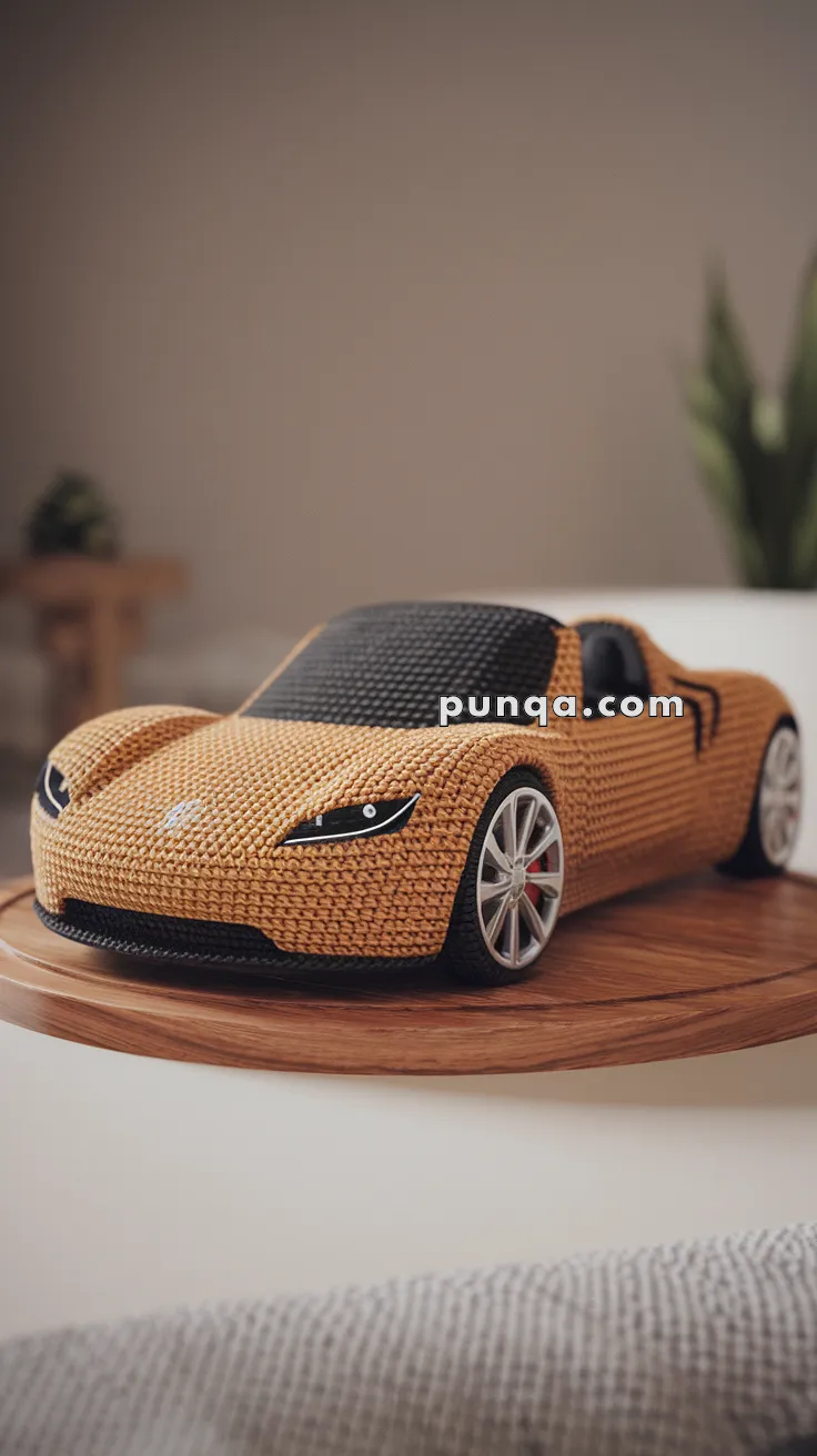 Amigurumi Tesla Roadster – FREE Crochet Pattern