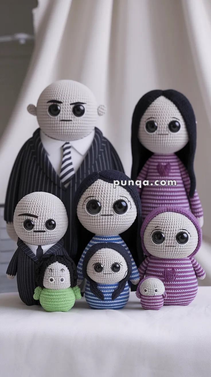 Amigurumi The Addams Family Set – FREE Crochet Pattern