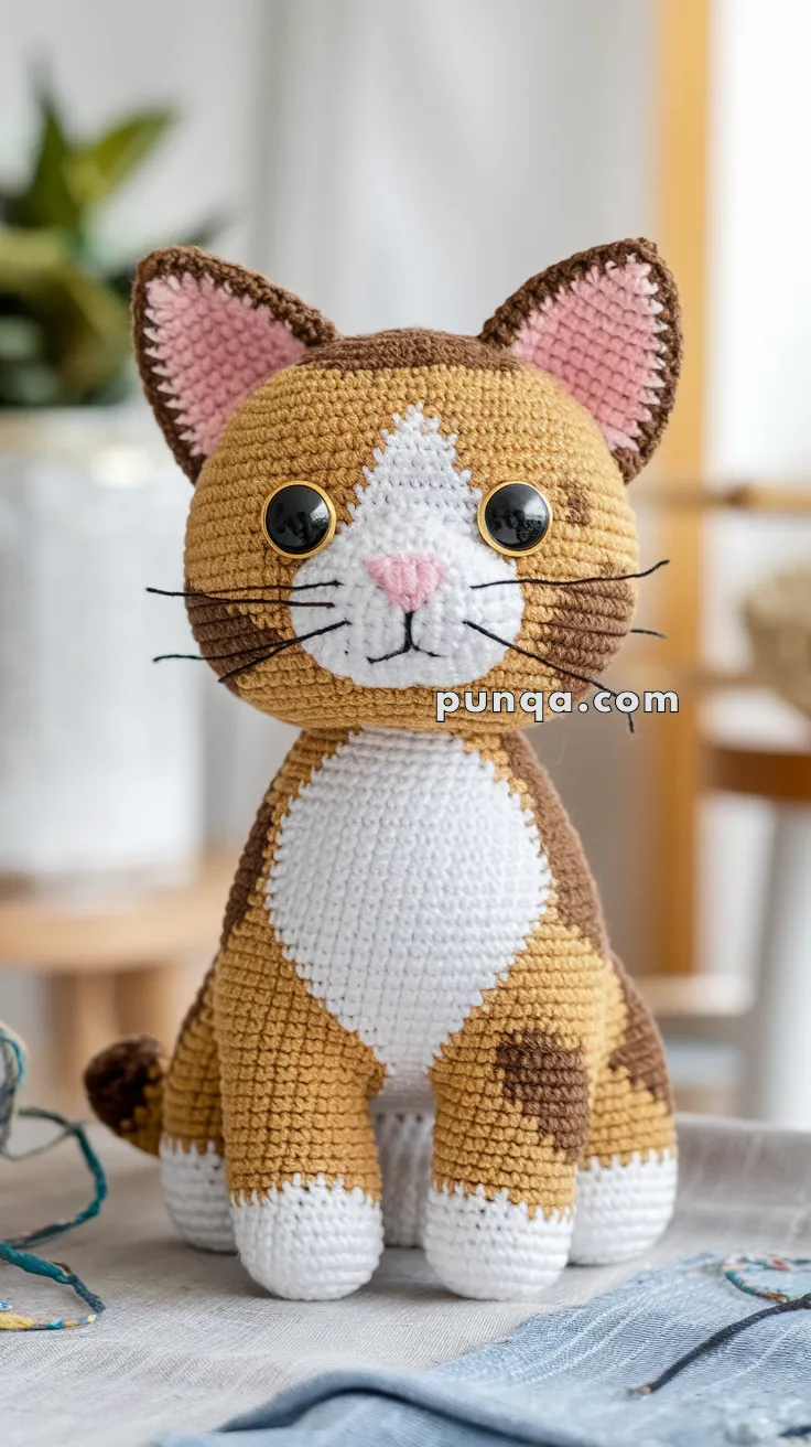 Amigurumi Tom Cat – FREE Crochet Pattern