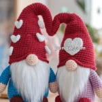 Amigurumi Valentine Gnome Couple – FREE Crochet Pattern