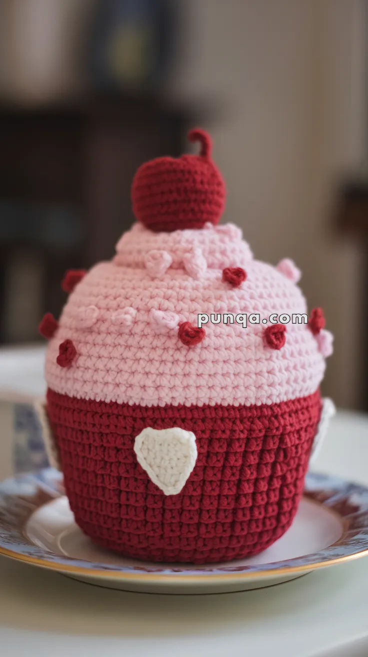 Amigurumi Valentine’s Cupcake – FREE Crochet Pattern