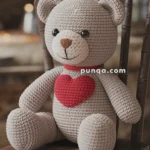Amigurumi Valentine’s Day Teddy Bear – FREE Crochet Pattern