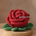 Amigurumi Valentine’s Rose – FREE Crochet Pattern