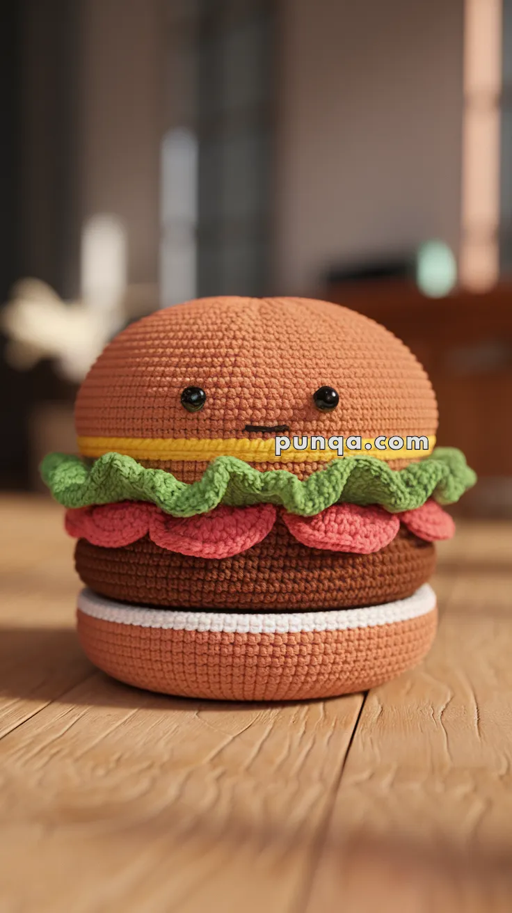 Amigurumi Veggie Burger – FREE Crochet Pattern