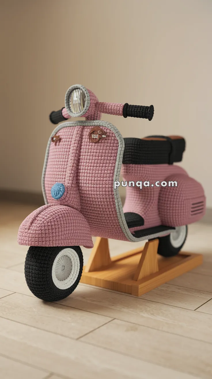 Amigurumi Vespa Scooter – FREE Crochet Pattern
