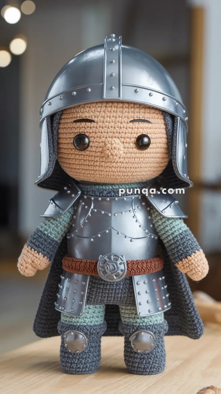 Amigurumi Warrior Doll – FREE Crochet Pattern