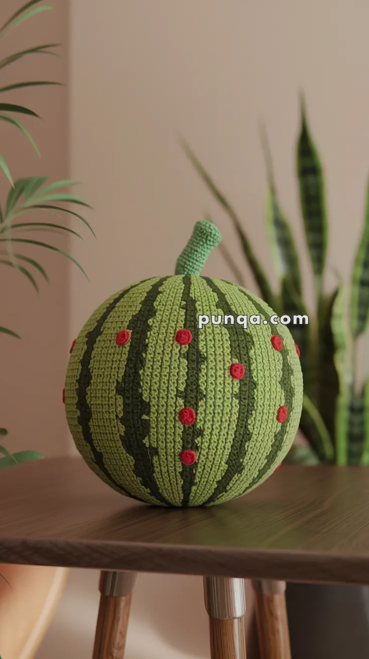 Amigurumi Watermelon – FREE Crochet Pattern