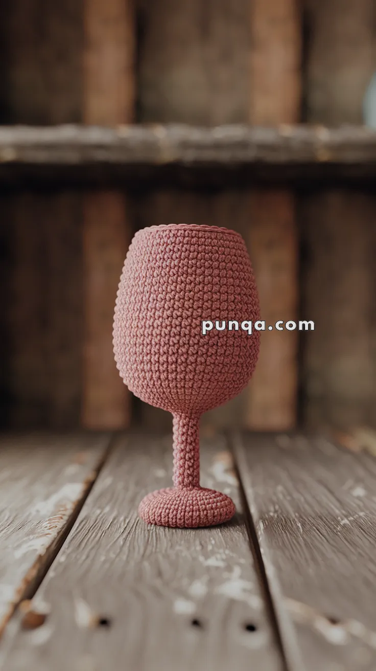 Amigurumi Wine Glass – FREE Crochet Pattern