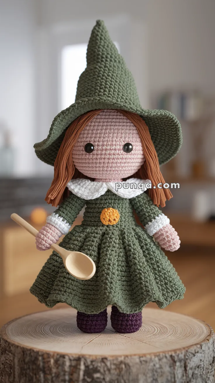 Amigurumi Witch Doll – FREE Crochet Pattern