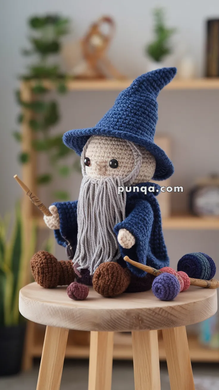 Amigurumi Wizard Doll – FREE Crochet Pattern