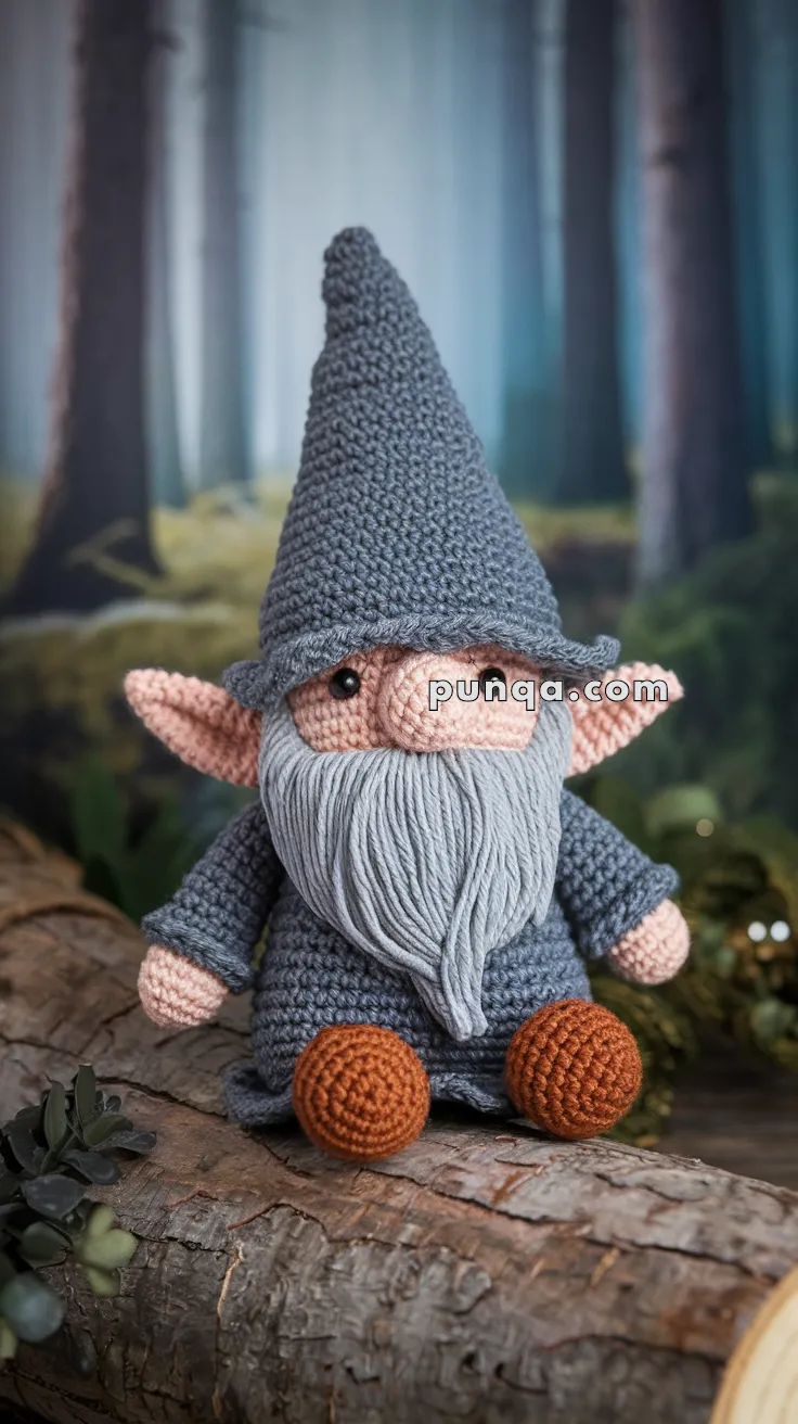 Amigurumi Wizard Gnome – FREE Crochet Pattern