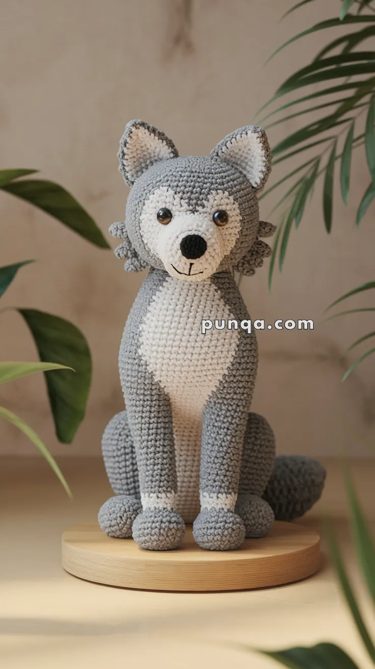 Amigurumi Wolf – FREE Crochet Pattern