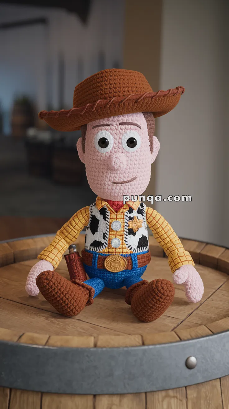 Amigurumi Woody (Toy Story) – FREE Crochet Pattern