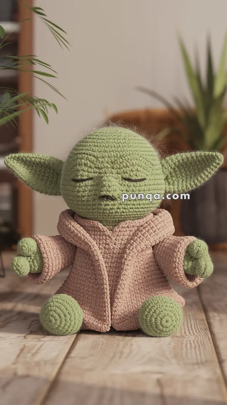 Amigurumi Yoda In Meditation – FREE Crochet Pattern