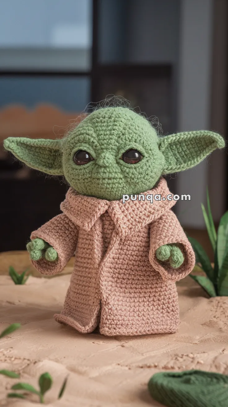 Amigurumi Yoda On Dagobah Diorama – FREE Crochet Pattern