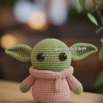 Amigurumi Yoda Phone Charm – FREE Crochet Pattern