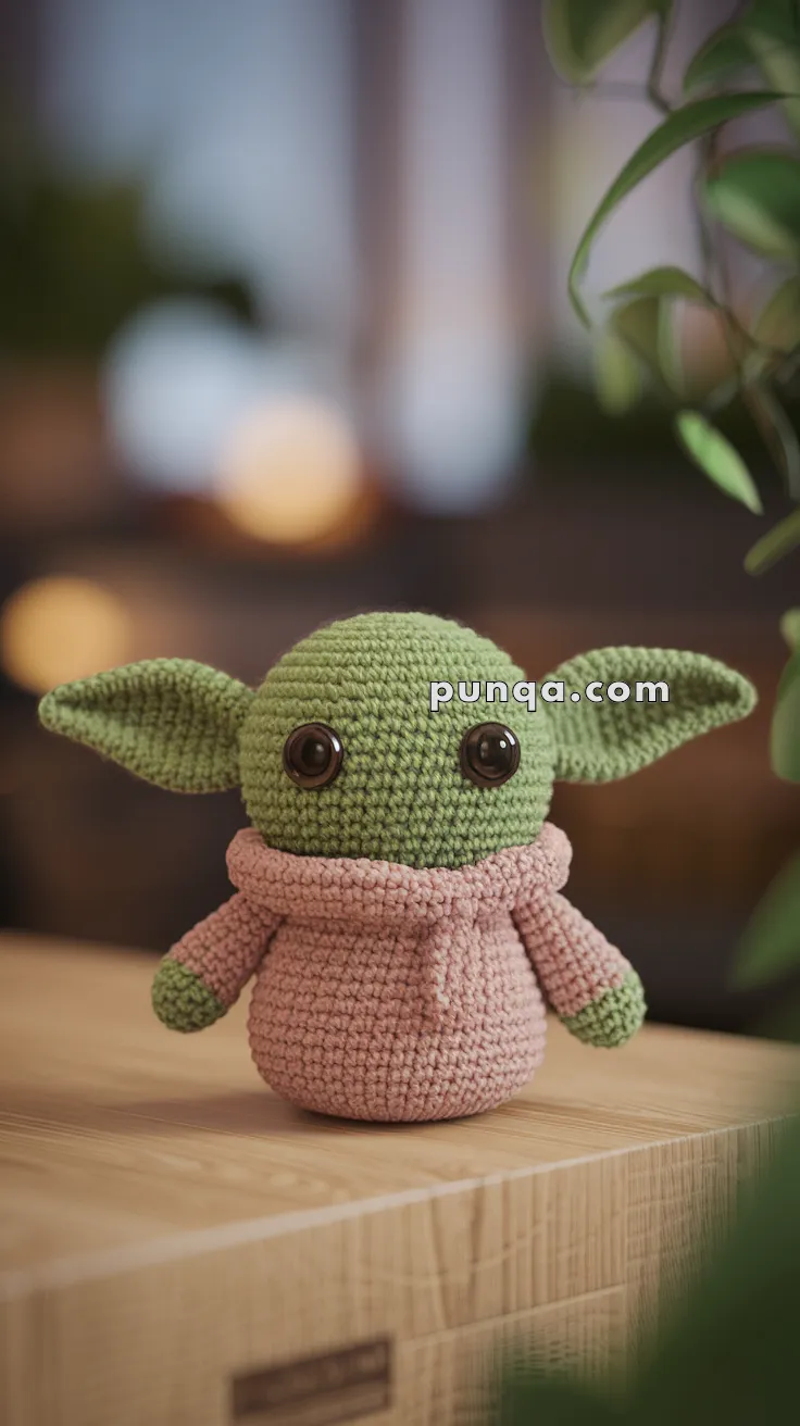 Amigurumi Yoda Phone Charm – FREE Crochet Pattern
