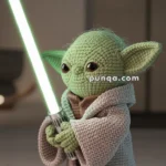 Amigurumi Yoda With Lightsaber – FREE Crochet Pattern
