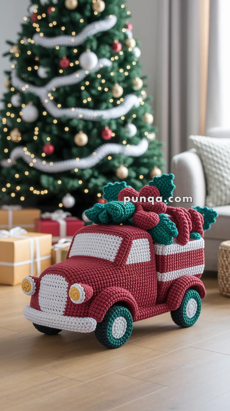 Christmas Truck – FREE Crochet Pattern