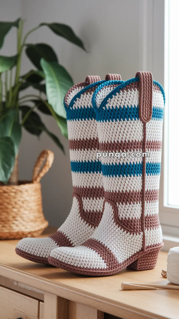 Cowboy Boots – FREE Crochet Pattern